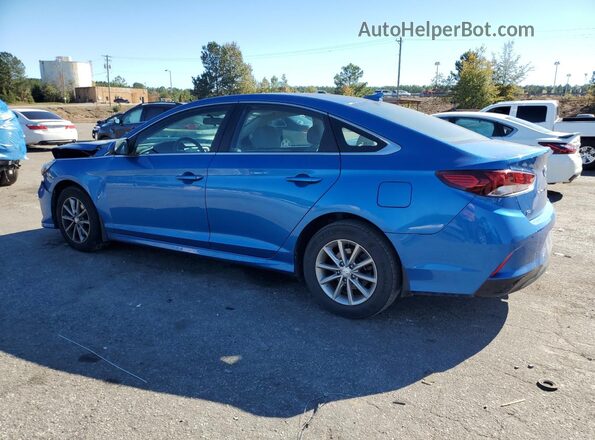 5NPE24AF5KH741812 2019 HYUNDAI SONATA Blue Tył lewy