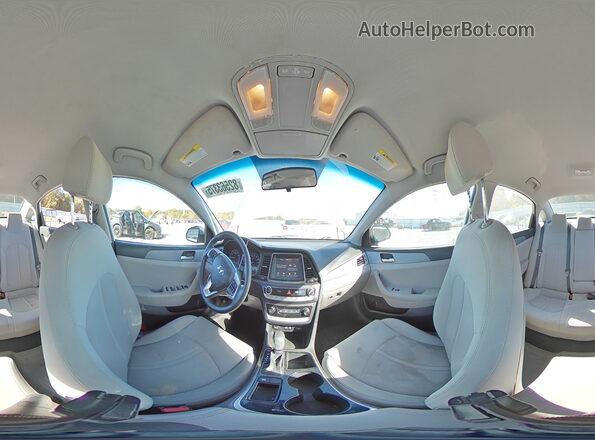 5NPE24AF5KH761624 2019 HYUNDAI SONATA Silver Widok naklejki z numerem VIN