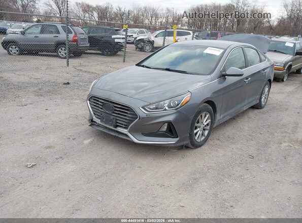 5NPE24AF5KH793294 2019 HYUNDAI SONATA Серый Передняя левая четверть