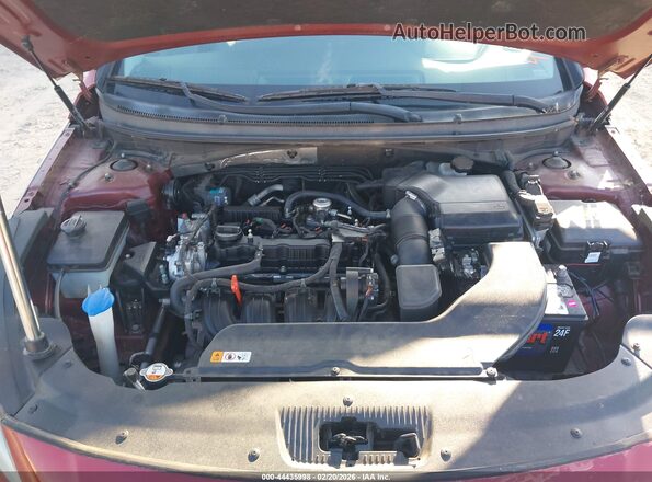 5NPE24AF6GH337313 2016 HYUNDAI SONATA Red Вид ззаду