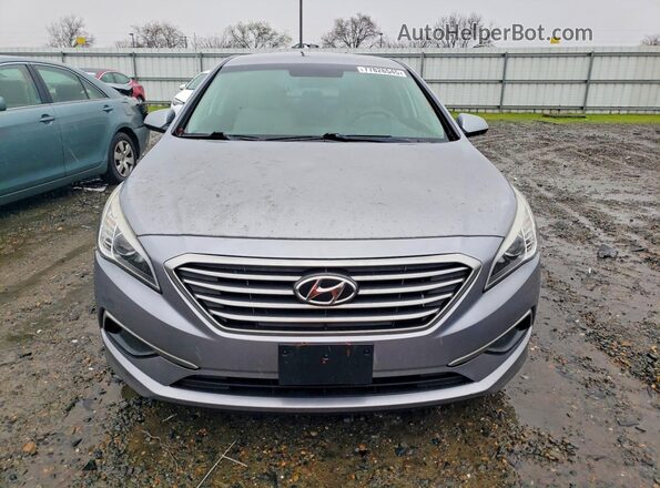 5NPE24AF6HH506103 2017 HYUNDAI SONATA Gray Vista frontal