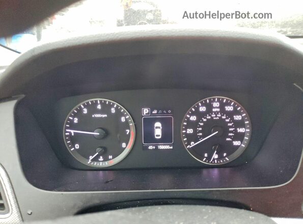 5NPE24AF6HH506103 2017 HYUNDAI SONATA Gray Vista del cuadro de instrumentos