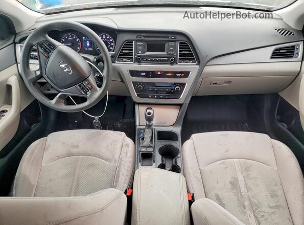 5NPE24AF6HH506103 2017 HYUNDAI SONATA Gray Vista del salpicadero