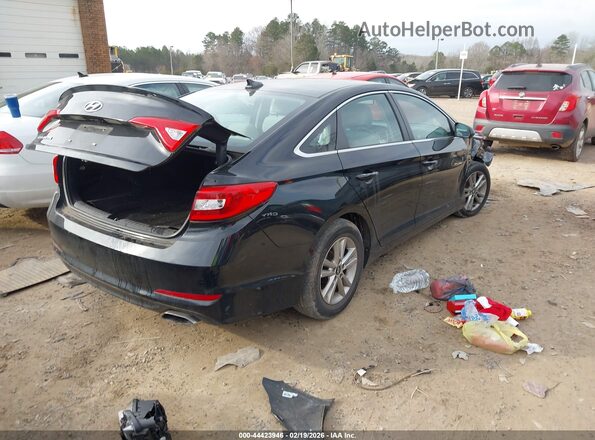 5NPE24AF6HH541238 2017 HYUNDAI SONATA Черный Задняя правая четверть