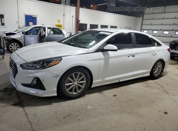 5NPE24AF6KH740829 2019 HYUNDAI SONATA Белый Передняя левая четверть
