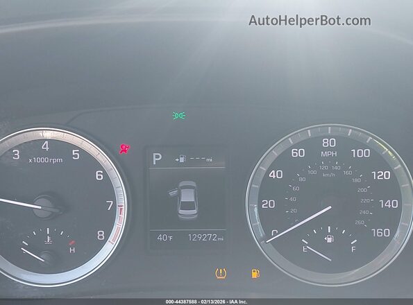 5NPE24AF6KH755864 2019 HYUNDAI SONATA Белый Панорамный вид салона 360°