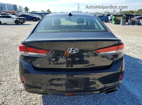 5NPE24AF6KH760904 2019 HYUNDAI SONATA Black Vista trasera