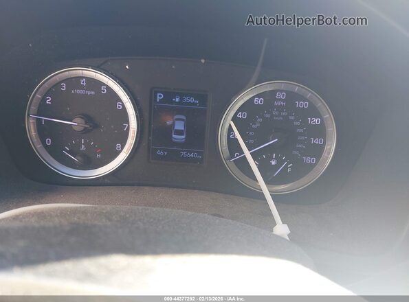 5NPE24AF6KH797855 2019 HYUNDAI SONATA Черный Вид задних сидений