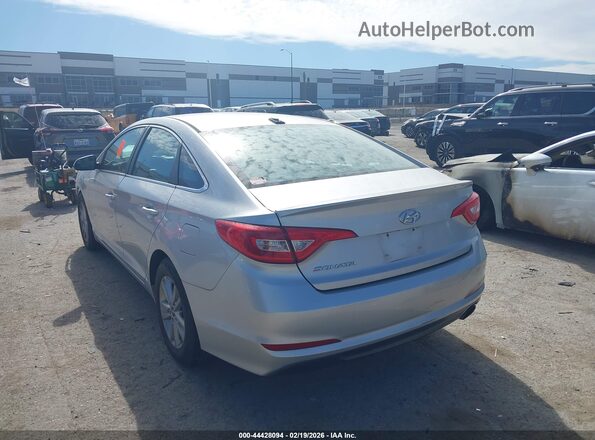 5NPE24AF8GH295520 2016 HYUNDAI SONATA Серебряный Задняя левая четверть
