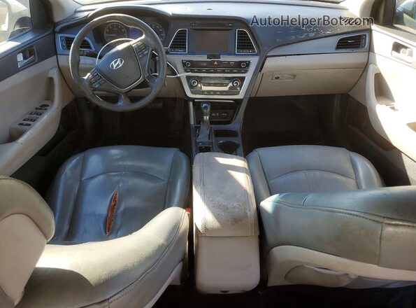 5NPE24AF8GH334980 2016 HYUNDAI SONATA White Dashboard view