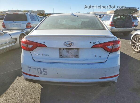 5NPE24AF8GH334980 2016 HYUNDAI SONATA White Rear view