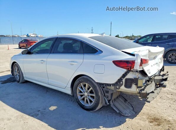 5NPE24AF8KH744221 2019 HYUNDAI SONATA White Tył lewy