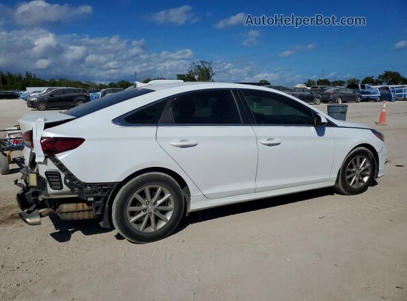 5NPE24AF8KH744221 2019 HYUNDAI SONATA White Tył prawy