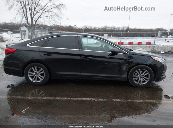 5NPE24AF9GH314897 2016 HYUNDAI SONATA Black Front view