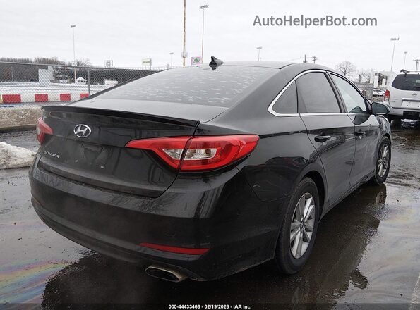 5NPE24AF9GH314897 2016 HYUNDAI SONATA Black Rear right