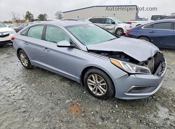 5NPE24AFXHH565977 2017 HYUNDAI SONATA Серебряный Передняя правая четверть