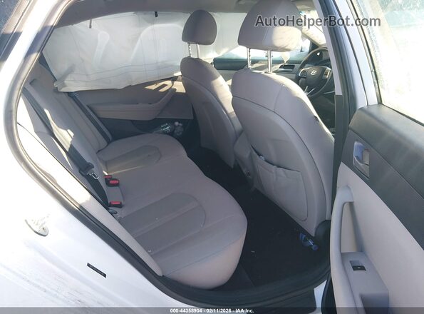 5NPE24AFXJH684389 2018 HYUNDAI SONATA Белый Вид наклейки с VIN-кодом