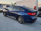 2017 Hyundai Sonata Sport Синий vin: 5NPE34AF0HH576547