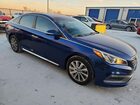 2017 Hyundai Sonata Sport Синий vin: 5NPE34AF0HH576547