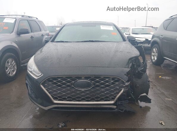 5NPE34AF0JH680154 2018 HYUNDAI SONATA Черный Вид щитка приборов