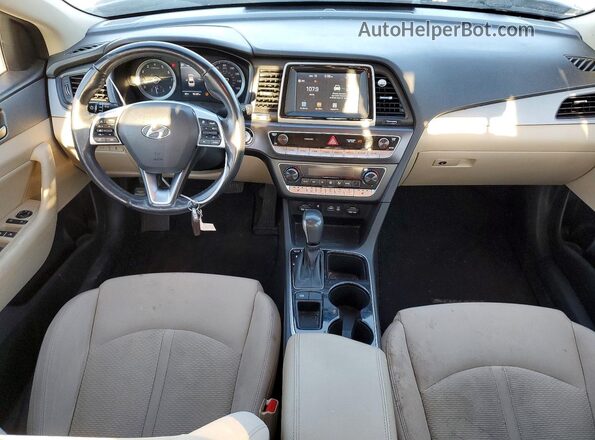 5NPE34AF0KH729032 2019 HYUNDAI SONATA Black Dashboard view