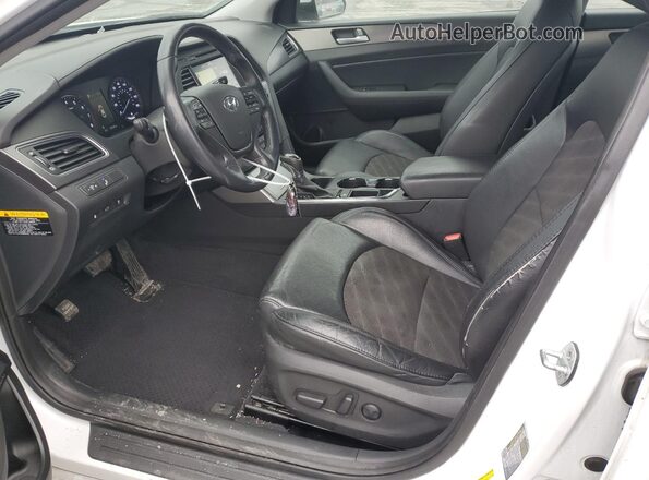 5NPE34AF1GH339175 2016 HYUNDAI SONATA White Widok wnętrza z przodu
