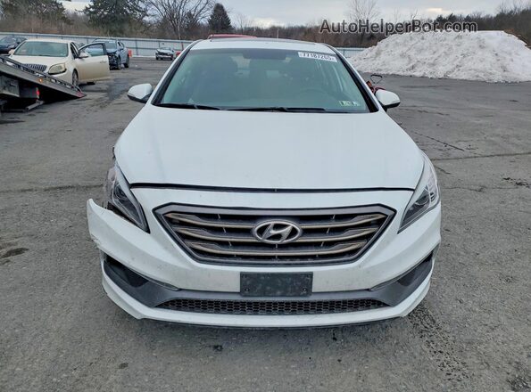 5NPE34AF1GH339175 2016 HYUNDAI SONATA White Widok z przodu