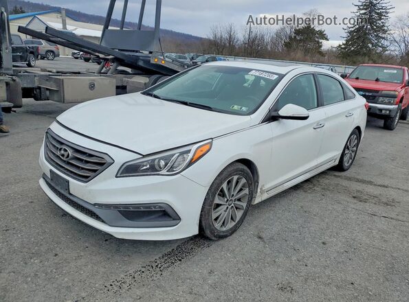 5NPE34AF1GH339175 2016 HYUNDAI SONATA White Przód lewy