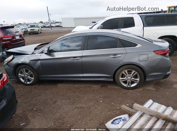 5NPE34AF2JH626919 2018 HYUNDAI SONATA Gray სალონის 360-გრადუსიანი ხედი