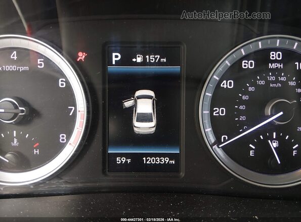 5NPE34AF2JH626919 2018 HYUNDAI SONATA Gray 