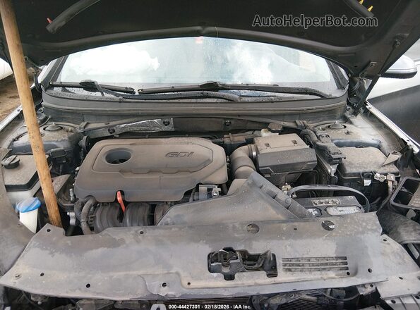5NPE34AF2JH626919 2018 HYUNDAI SONATA Gray უკანა ხედი