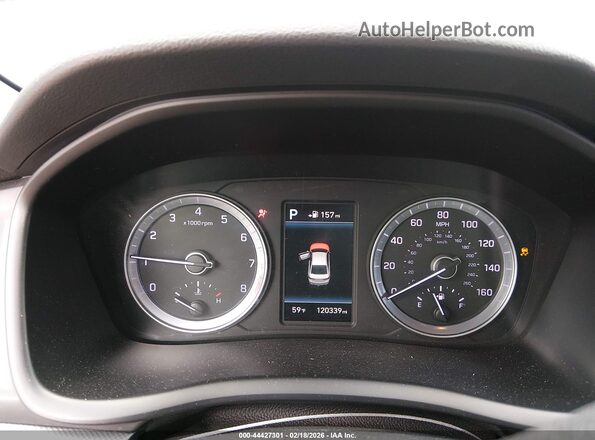 5NPE34AF2JH626919 2018 HYUNDAI SONATA Gray უკანა სავარძლების ხედი