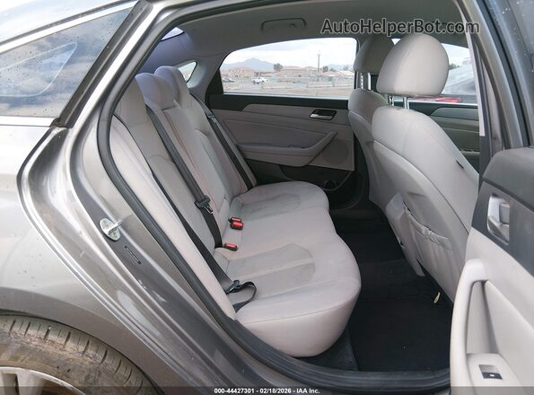 5NPE34AF2JH626919 2018 HYUNDAI SONATA Gray VIN კოდის სტიკერის ხედი