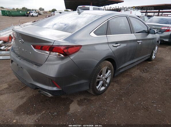 5NPE34AF2JH626919 2018 HYUNDAI SONATA Gray უკანა მარჯვენა