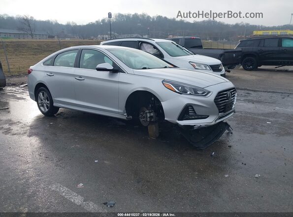 5NPE34AF2JH632106 2018 HYUNDAI SONATA Silver Передня права чверть