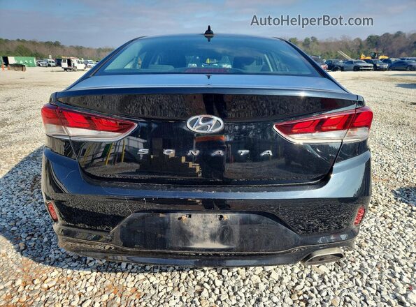 5NPE34AF2KH770648 2019 HYUNDAI SONATA Black Widok z tyłu