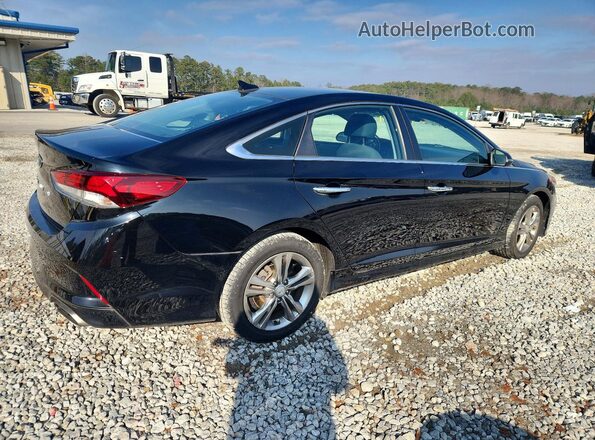 5NPE34AF2KH770648 2019 HYUNDAI SONATA Black Tył prawy