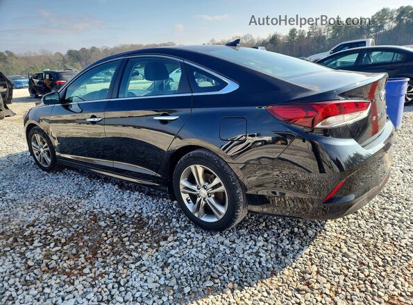 5NPE34AF2KH770648 2019 HYUNDAI SONATA Black Tył lewy