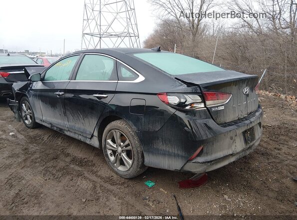 5NPE34AF3KH775857 2019 HYUNDAI SONATA Black Tył lewy