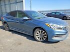 2016 Hyundai Sonata Sport Синий vin: 5NPE34AF4GH429467