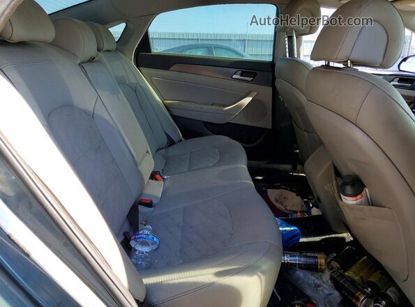 5NPE34AF4GH429467 2016 HYUNDAI SONATA Синий Вид задних сидений