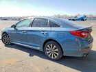 2016 Hyundai Sonata Sport Синий vin: 5NPE34AF4GH429467