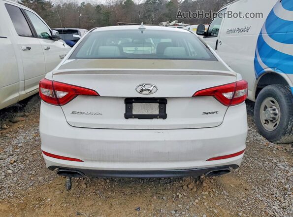 5NPE34AF4HH524273 2017 HYUNDAI SONATA White Вид ззаду