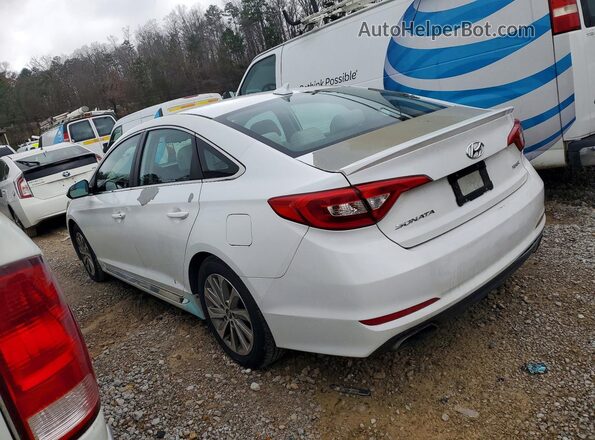 5NPE34AF4HH524273 2017 HYUNDAI SONATA White Задня ліва чверть