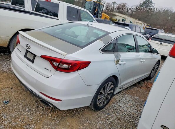 5NPE34AF4HH524273 2017 HYUNDAI SONATA White Задня права чверть