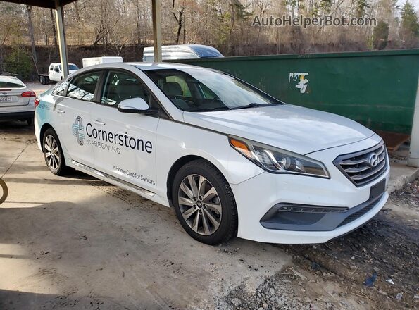 5NPE34AF4HH524273 2017 HYUNDAI SONATA White 