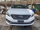 2017 Hyundai Sonata Sport White vin: 5NPE34AF4HH524273 Damage: Left Head Lamp, Faded, Repair Required