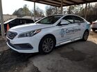 2017 Hyundai Sonata Sport White vin: 5NPE34AF4HH524273 Damage: Left Rear Door, Peeling, 6 To 7 Inches