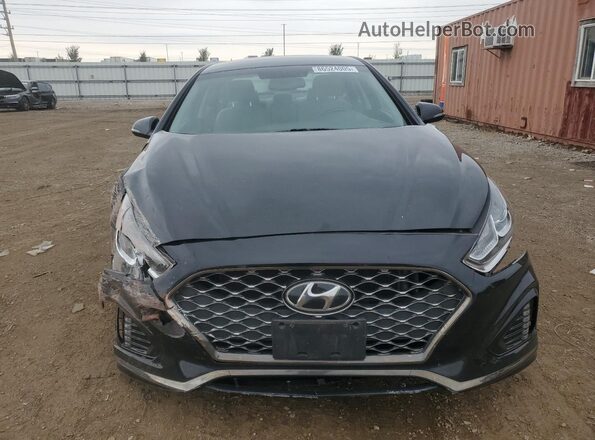 5NPE34AF4KH775382 2019 HYUNDAI SONATA Black Widok z przodu