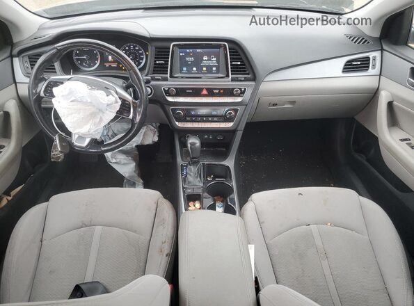 5NPE34AF4KH775382 2019 HYUNDAI SONATA Black Widok deski rozdzielczej